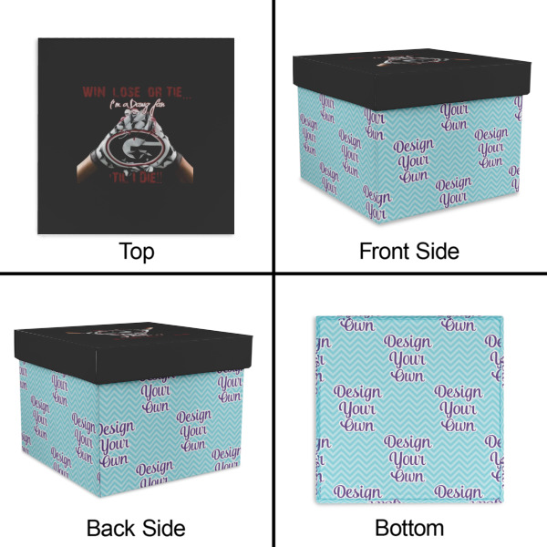 Custom Design - Gift Boxes with Lid - Canvas Wrapped - Medium - Approval