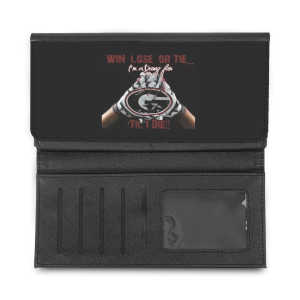 Custom Design - Ladies Wallet - Half Way Open