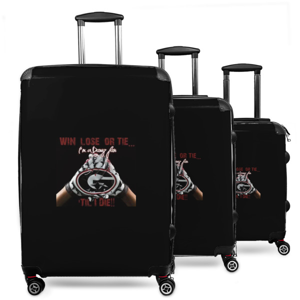 Custom Design Your Own 3-Piece Luggage Set - 20" Carry On - 24" Medium Checked - 28" Large Checked