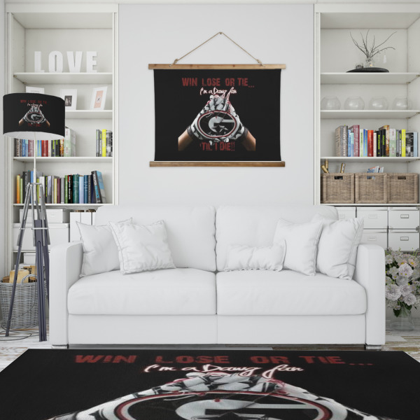 Custom Design - Wall Hanging Tapestry - Landscape - In Context