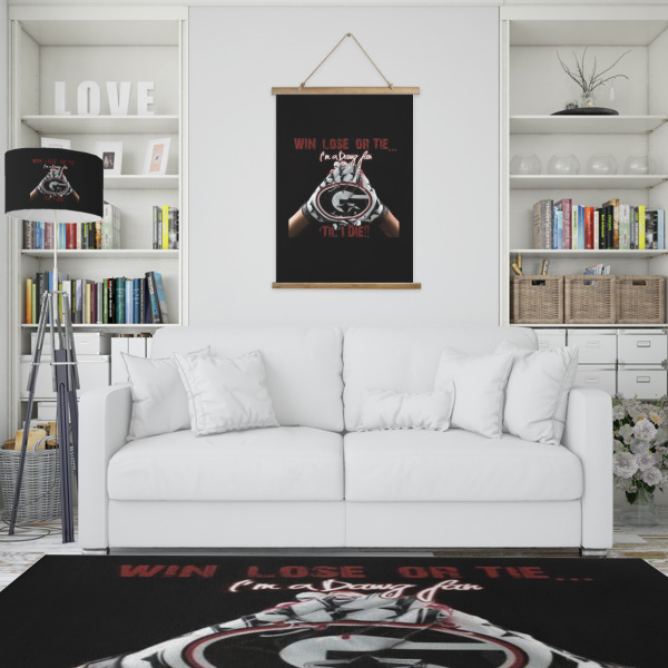 Custom Design - Wall Hanging Tapestry - Portrait - In Context