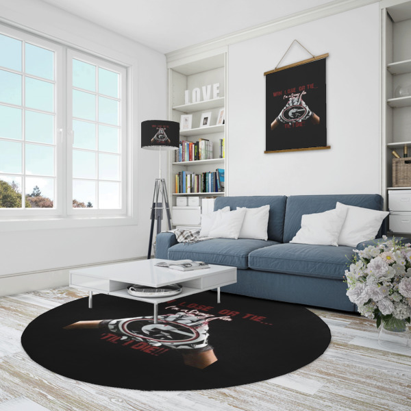 Custom Design - Round Area Rug - IN CONTEXT