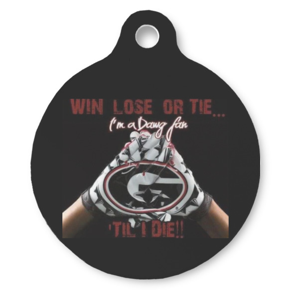 Custom Design Your Own Round Pet ID Tag