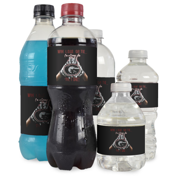 Custom Design - Water Bottle Label - Multiple Bottle Sizes