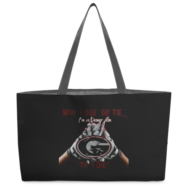 Custom Design Your Own Beach Totes Bag - w/ Black Handles