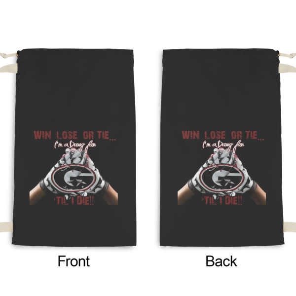 Custom Design - Small Laundry Bag - Front & Back View
