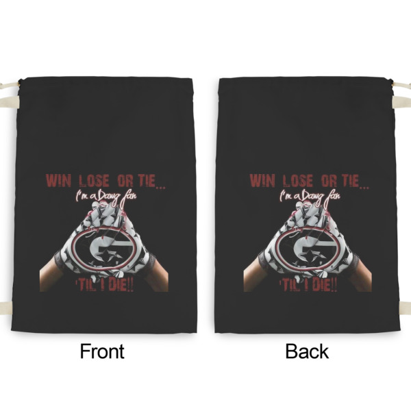 Custom Design - Large Laundry Bag - Front & Back View