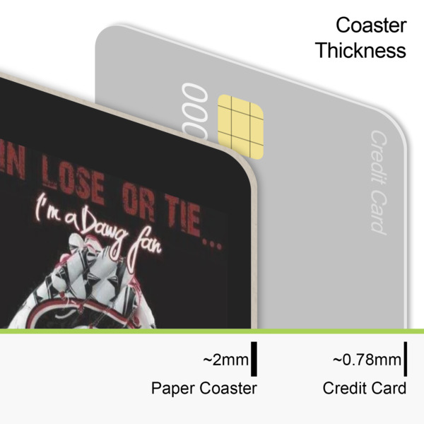 Custom Design - Coaster Thickness