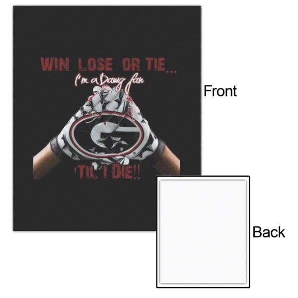 Custom Design - 20x24 - Matte Poster - Front & Back