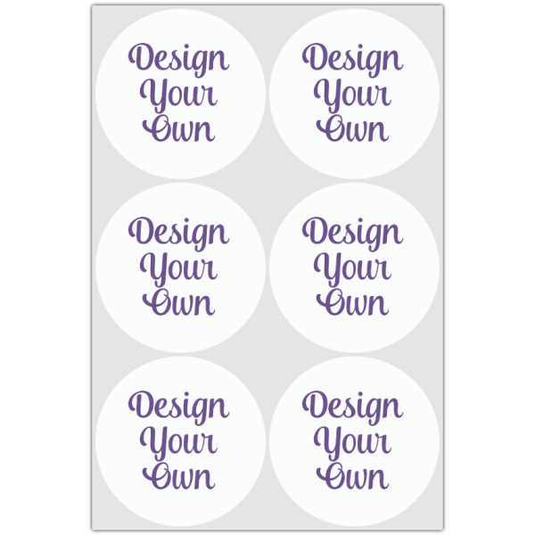 Custom Design - Drink Topper - Large - Set of 6