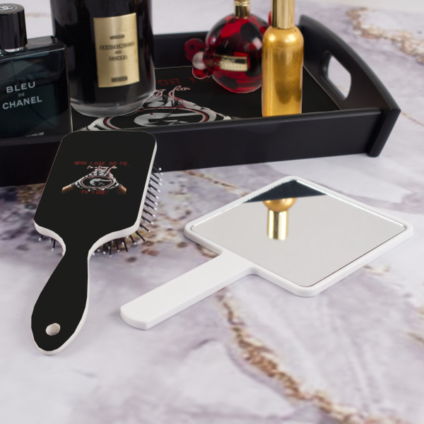 Custom Design - Hair Brush - With Hand Mirror
