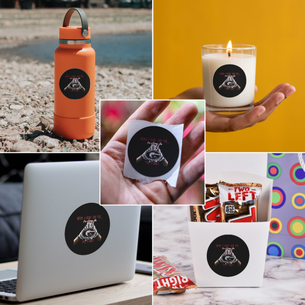 Custom Design - Multipurpose Round Labels - In Context