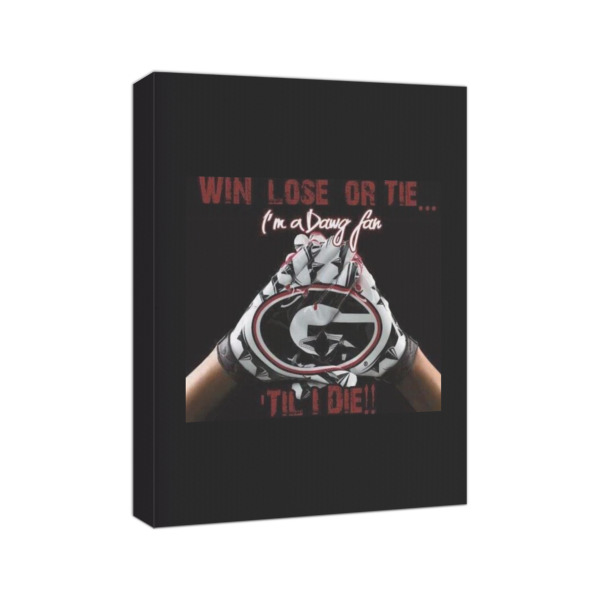 Custom Design - 8x10 - Canvas Print - Angled View