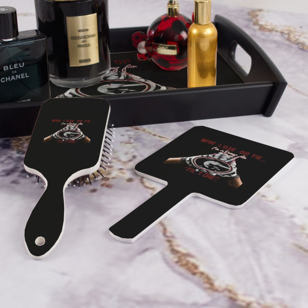 Custom Design - Hair Brush and Hand Mirror - Bathroom Scene