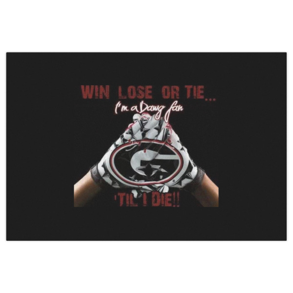 Custom Design - Indoor / Outdoor Rug - 4'x6' - Front Flat