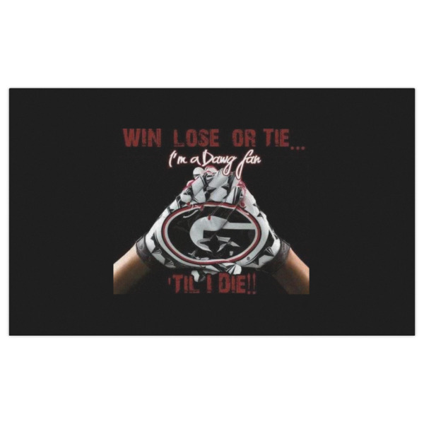 Custom Design - Indoor / Outdoor Rug - 3'x5' - Front Flat