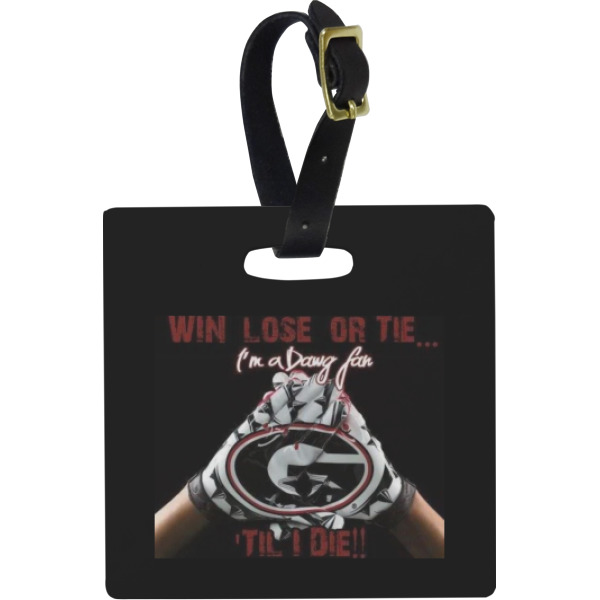 Custom Design - Personalized Square Luggage Tag