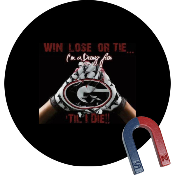 Custom Design Your Own Round Fridge Magnet