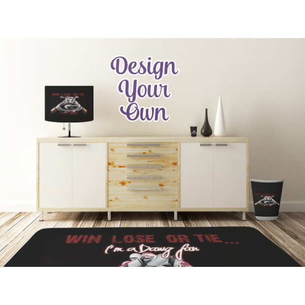 Custom Design - Wall Graphic Decal Wooden Desk