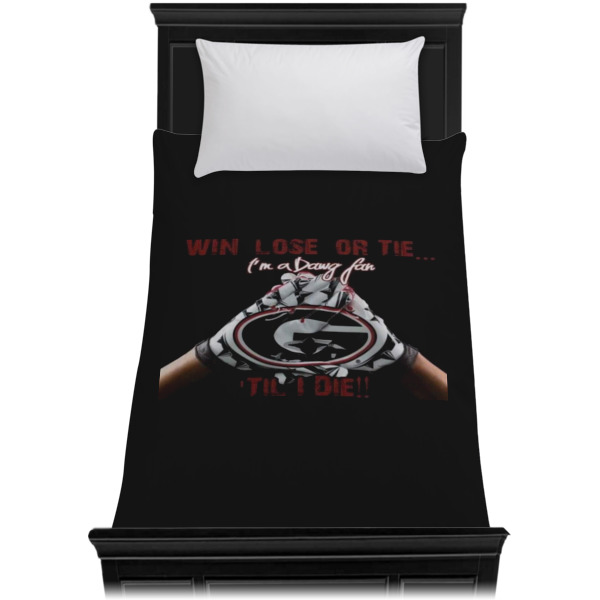 Custom Design - Duvet Cover - Twin XL - On Bed - No Prop