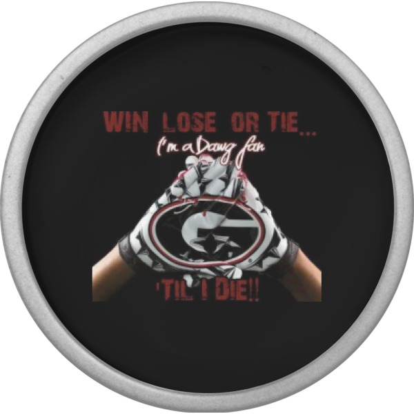 Custom Design - Cabinet Knob - Nickel - Front