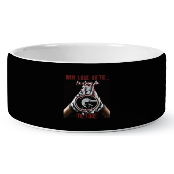 Custom Design Your Own Ceramic Dog Bowl