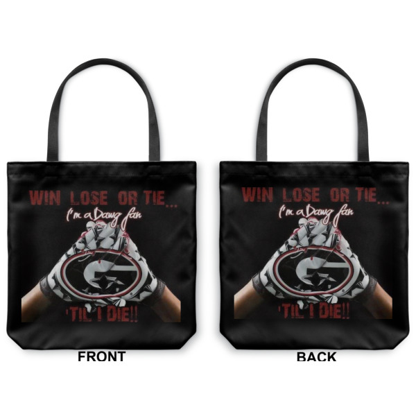 Custom Design - Canvas Tote - Front and Back