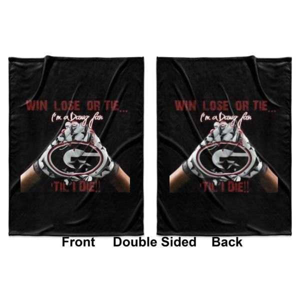 Custom Design - Baby Blanket (Double Sided - Printed Front and Back)