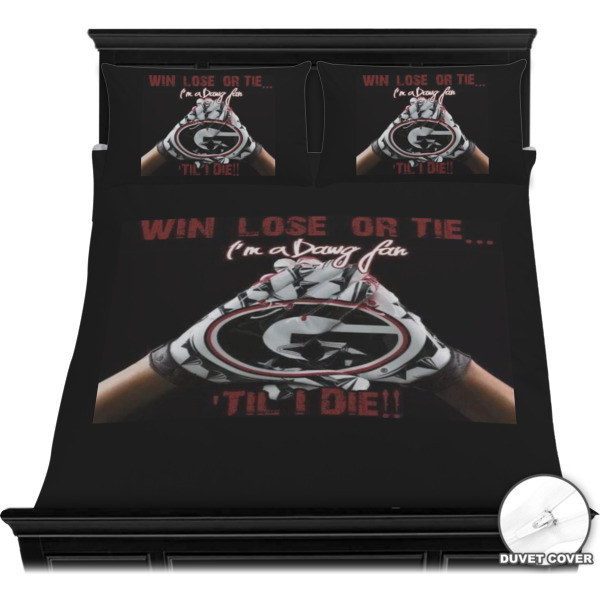 Custom Design - Bedding Set - Queen - Duvet - On Bed