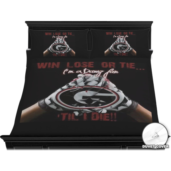 Custom Design - Bedding Set - King - Duvet - On Bed