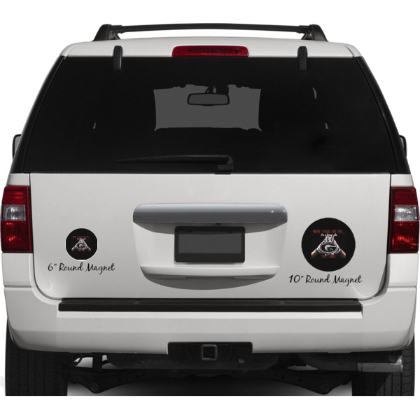 Custom Design - Personalized Car Magnets on Ford Explorer