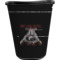 Design Your Own Waste Basket - Single-Sided - Black