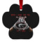 Design Your Own Metal Paw Ornament - Double-Sided