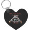 Design Your Own Heart Plastic Keychain