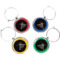 Design Your Own Wine Charms - Set of 4