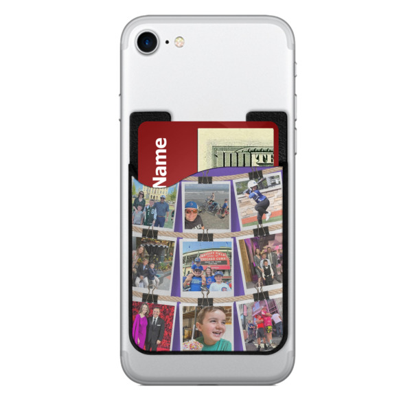 Custom Design Your Own 2-in-1 Cell Phone Credit Card Holder & Screen Cleaner