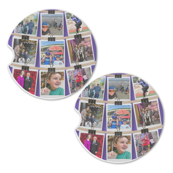 Custom Design - Sandstone Car Coasters - Set of 2