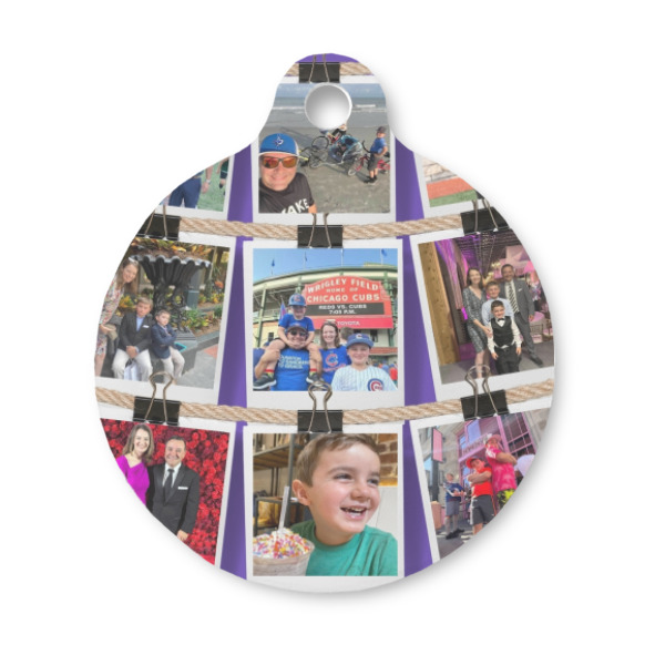 Custom Design Your Own Round Pet ID Tag - Small