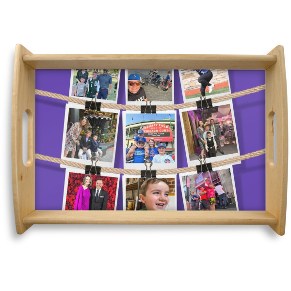 Custom Design Your Own Natural Wooden Tray - Small