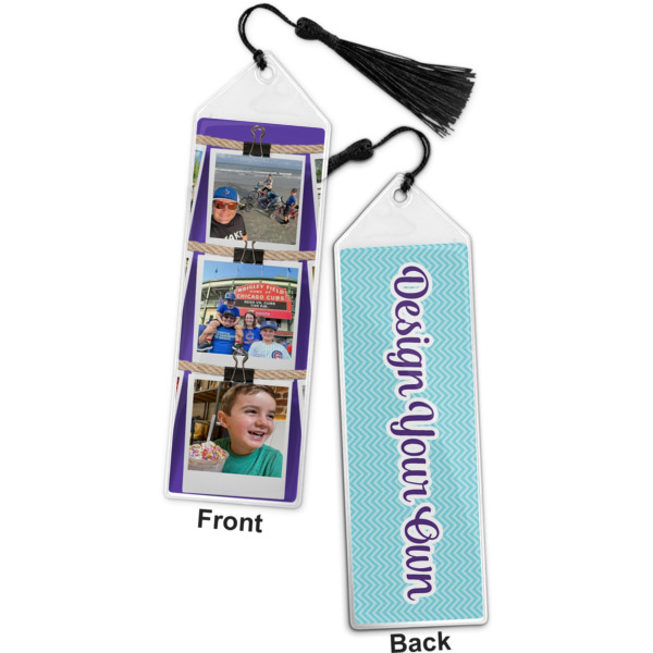 Custom Design - Bookmark w/ Tassel - Front and Back