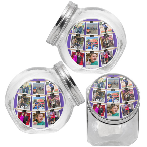 Custom Design - Puppy Treat Jar - Top Left Right