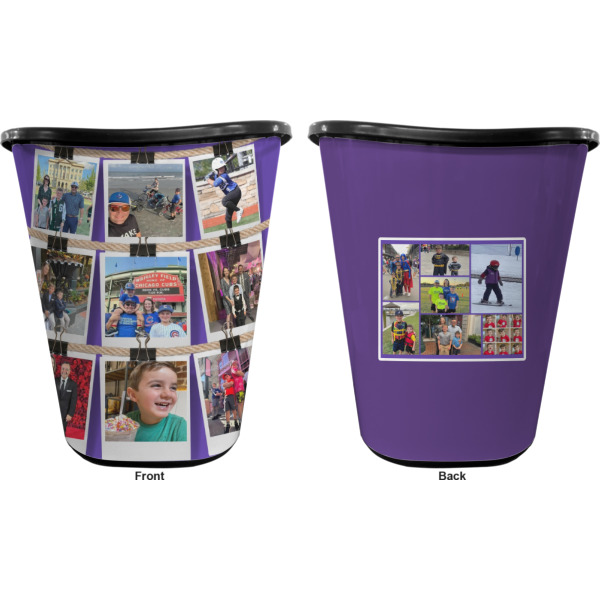 Custom Design - Waste Basket - Black - Double Sided - Approval