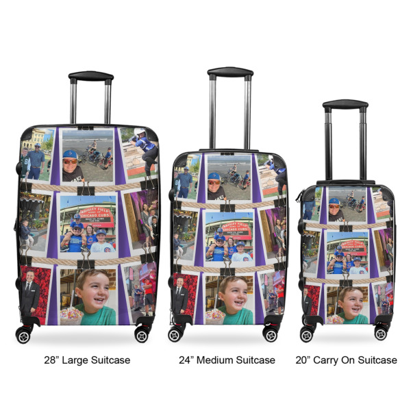 Custom Design - Luggage Bags all sizes - With Handle