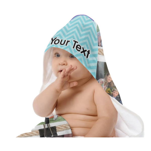 Custom Design - Baby Hooded Towel on Child