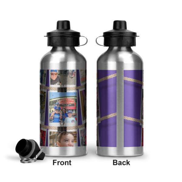 Custom Design - Aluminum Water Bottle - Front and Back