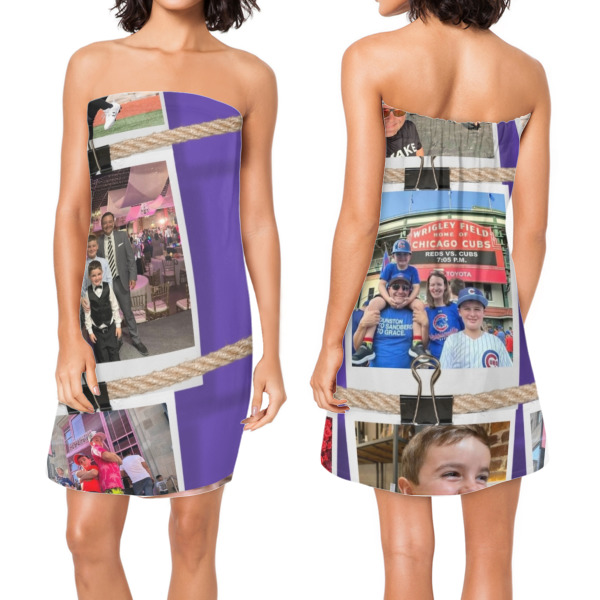 Custom Design - Custom Bath Wrap - Front & Back View