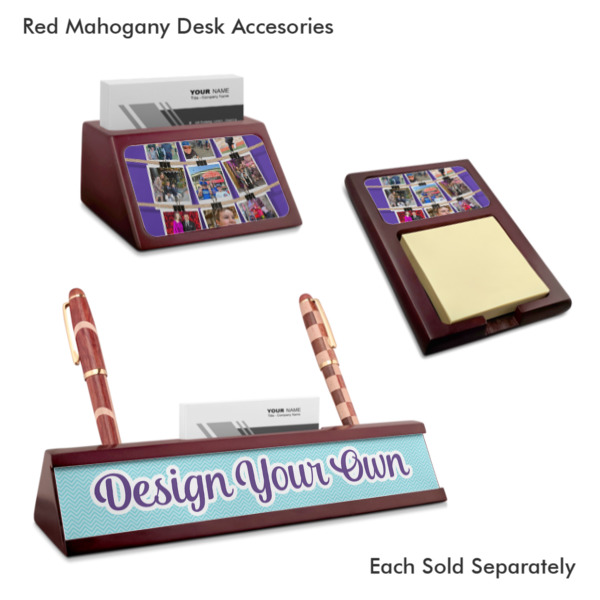 Custom Design - Mahogany Desk Accessories