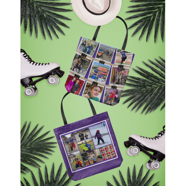 Custom Design - Canvas Tote Lifestyle Front and Back