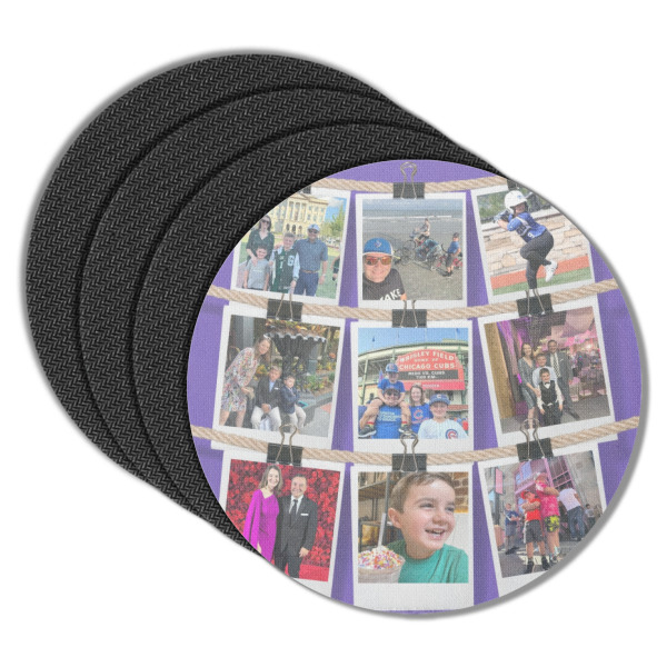 Custom Design - Round Coaster Rubber Back - Main