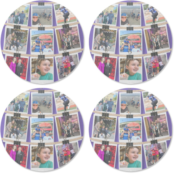 Custom Design - Coaster Round Rubber Back - Apvl